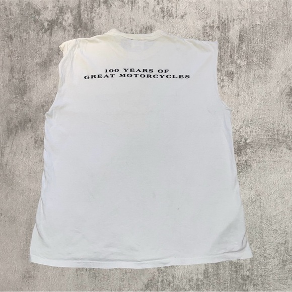 Harley Davidson cut off muscle shirt 2003 sz large - Picture 2 of 4